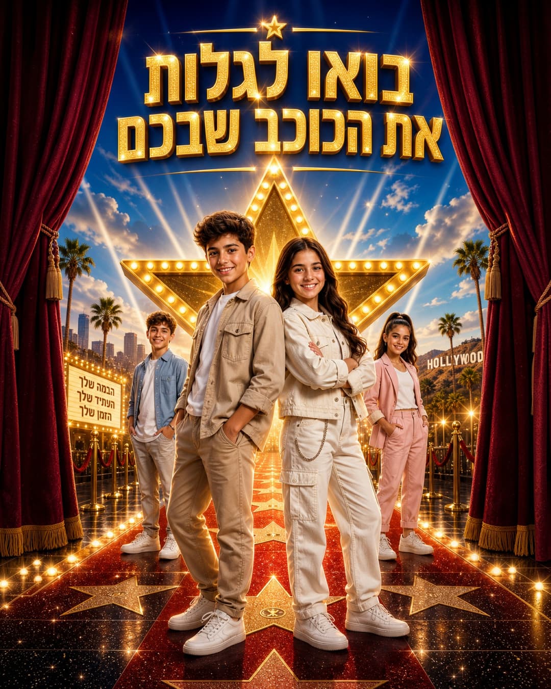 קייטנת אמנויות הבמה-קיץ 2026-במת הכוכבים|מחזור א '
